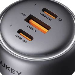 Ładowarka samochodowa Aukey CC-P3, 100 W, do gniazda zapalniczki