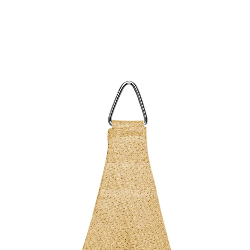 Żagiel ogrodowy przeciwsłoneczny DecoTeam Optima, trójkąt, 2 x 3 x 4 m, beżowy