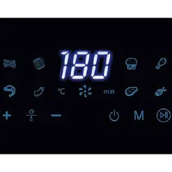 Air Fryer Frytkownica beztłuszczowa Hoffen, 1400 W, 3,8 l, czarna