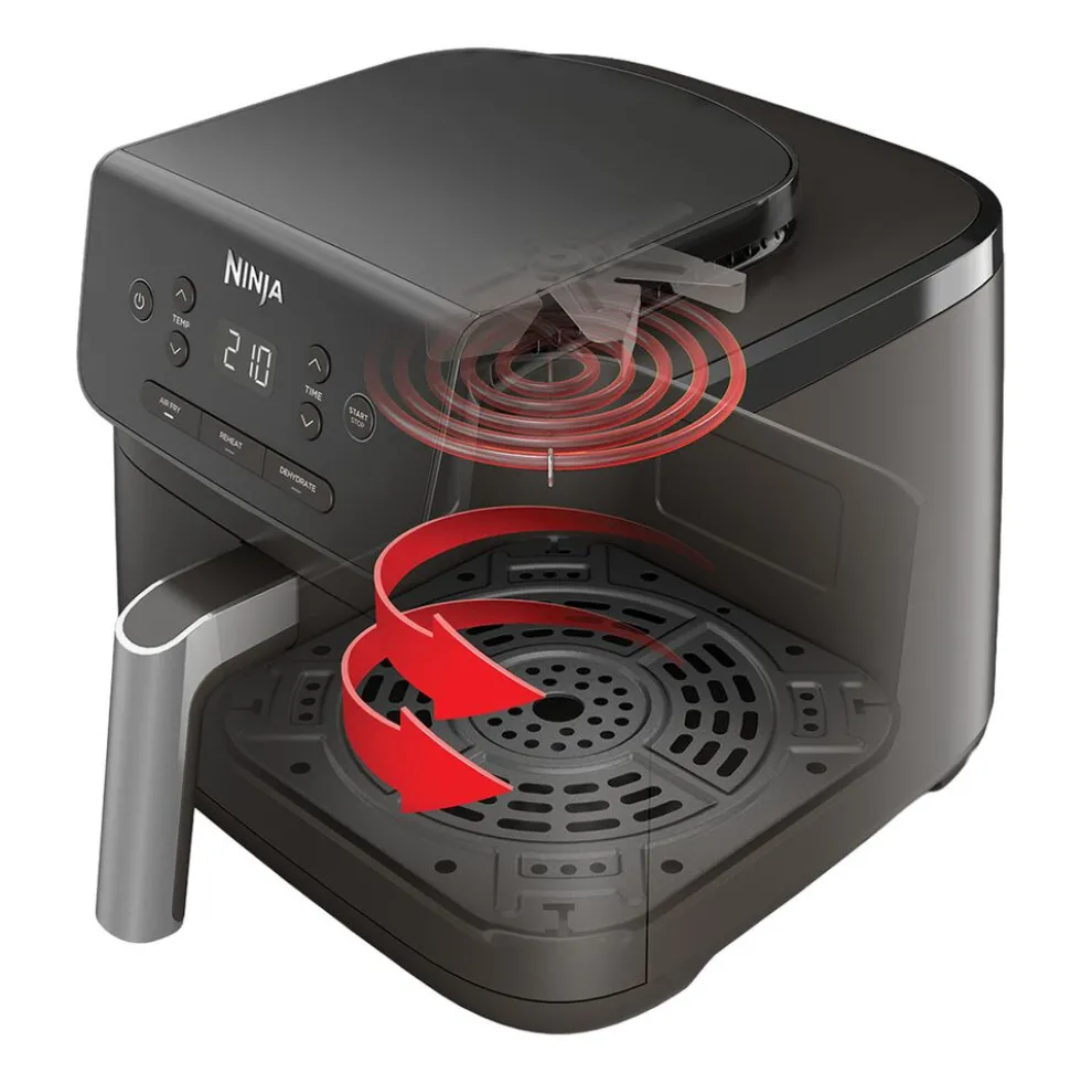 Air Fryer Frytkownica beztłuszczowa Ninja AF110EU, 1750 W, 4,7 l, grafitowa