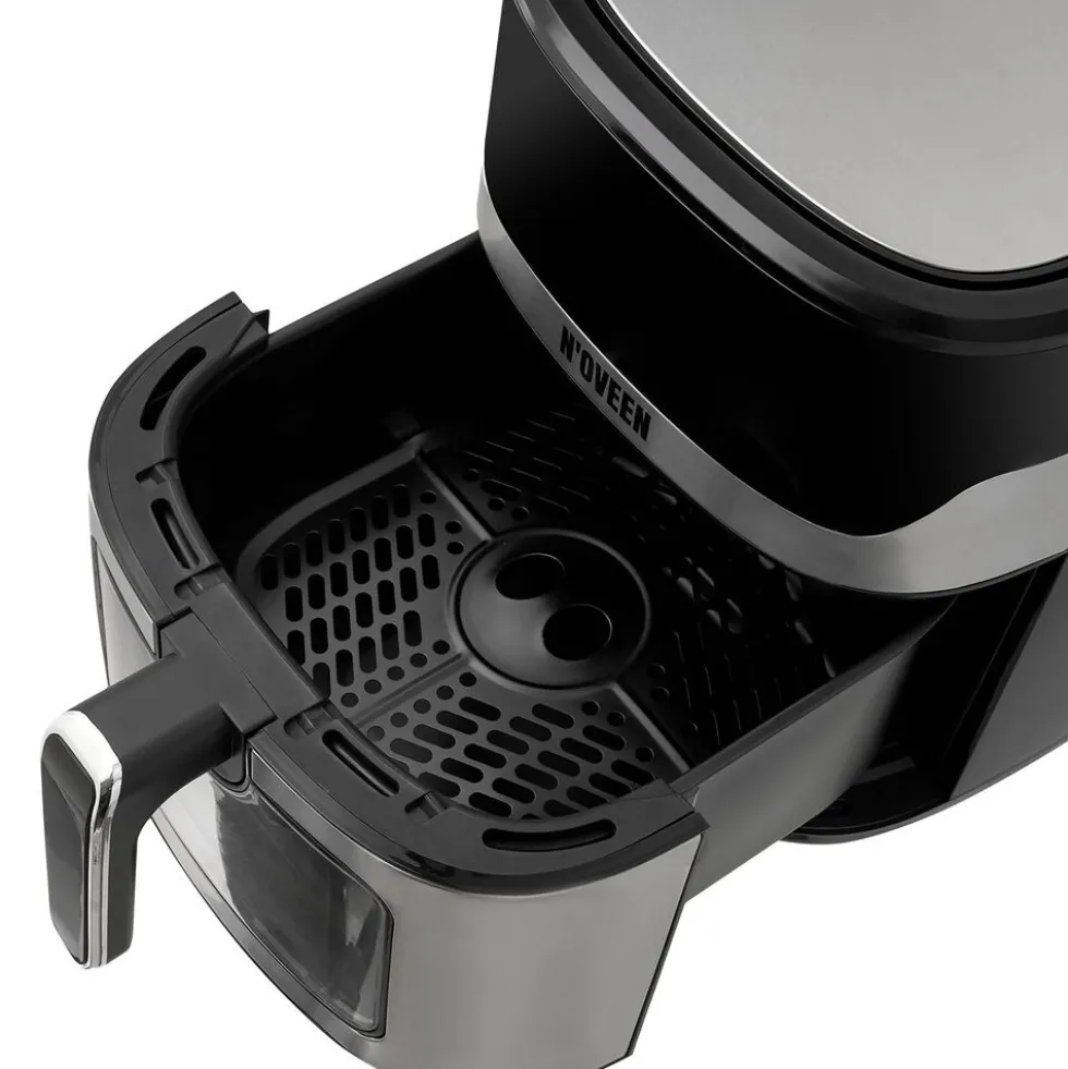 Air Fryer Frytkownica beztłuszczowa z okienkiem Noveen AF560, 1600 W, 6,5 l, czarny