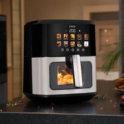 Air Fryer Frytkownica beztłuszczowa z okienkiem Noveen AF780 X-Line, 1700 W, 6,5 l, czarna