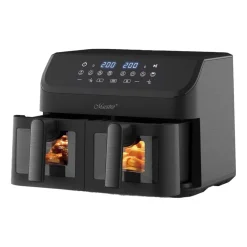 Air Fryer Frytownica beztłuszczowa z okienkiem Maestro MR-758, 2000 W, 2 x 4,5 l, czarna