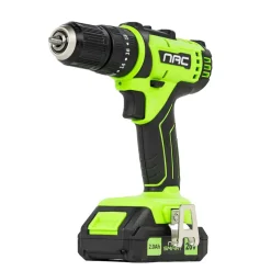 Akumulatorowa wiertarko-wkrętarka udarowa NAC Smart NS-CID-20-S, 20 V, bateria 2 Ah