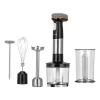 Akumulatorowy blender ręczny MPM GoFree CMBL-01, czarno-srebrny
