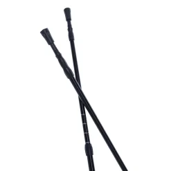 Aluminiowe kije trekkingowe HiMountain, 66-135 cm, czarno-czerwone