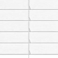 Żaluzja drewnopodobna Decoteam, 60 x 140 cm, biała tłoczona