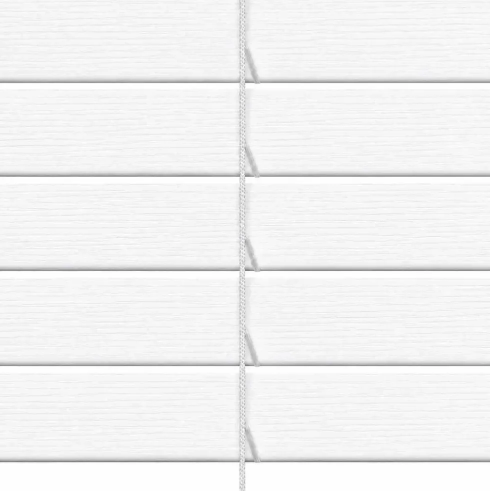 Żaluzja drewnopodobna Decoteam, 80 x 140 cm, biała tłoczona