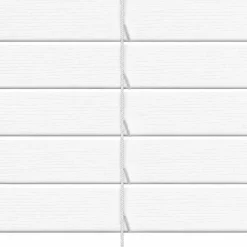 Żaluzja drewnopodobna Decoteam, 60 x 160 cm, biała tłoczona