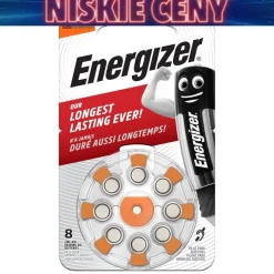 Baterie do aparatów słuchowych Energizer, 8 szt., rozmiar 13