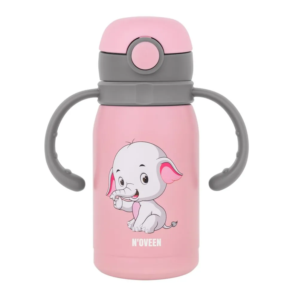 Bidon NOVEEN TB566 Pink Solid 300 ml, różowy