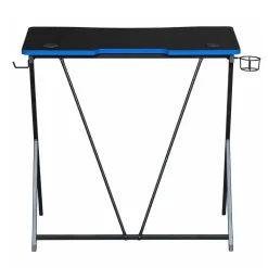 Biurko gamingowe Vilandy Gamer, 80 x 50 x 75 cm, czarne