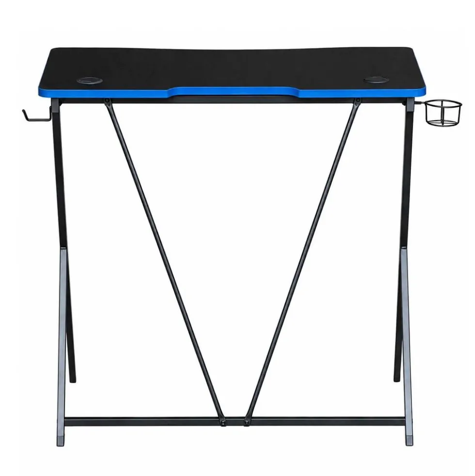 Biurko gamingowe Vilandy Gamer, 80 x 50 x 75 cm, czarne