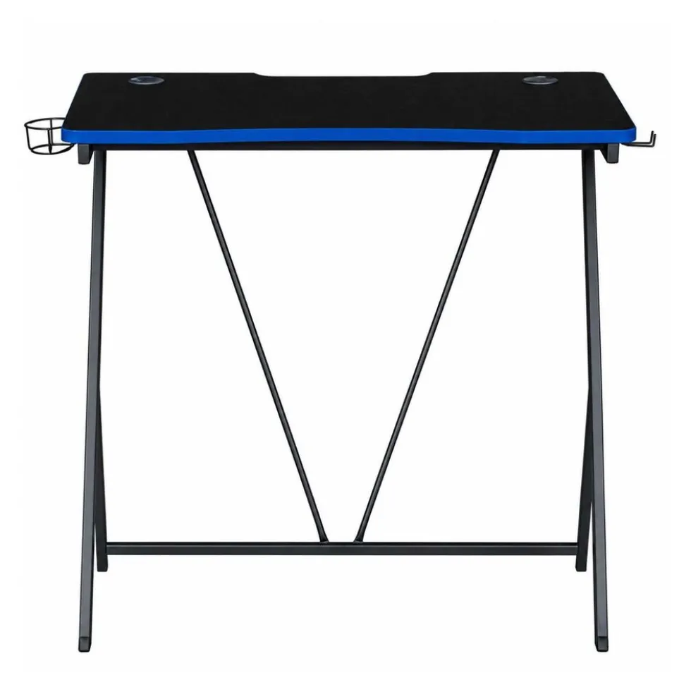 Biurko gamingowe Vilandy Gamer, 80 x 50 x 75 cm, czarne