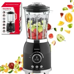 Blender kielichowy Klausberg, 600 W, 1,5 l, czarny