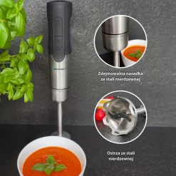 Blender ręczny Blaupunkt HBD211, 1100 W, czarny