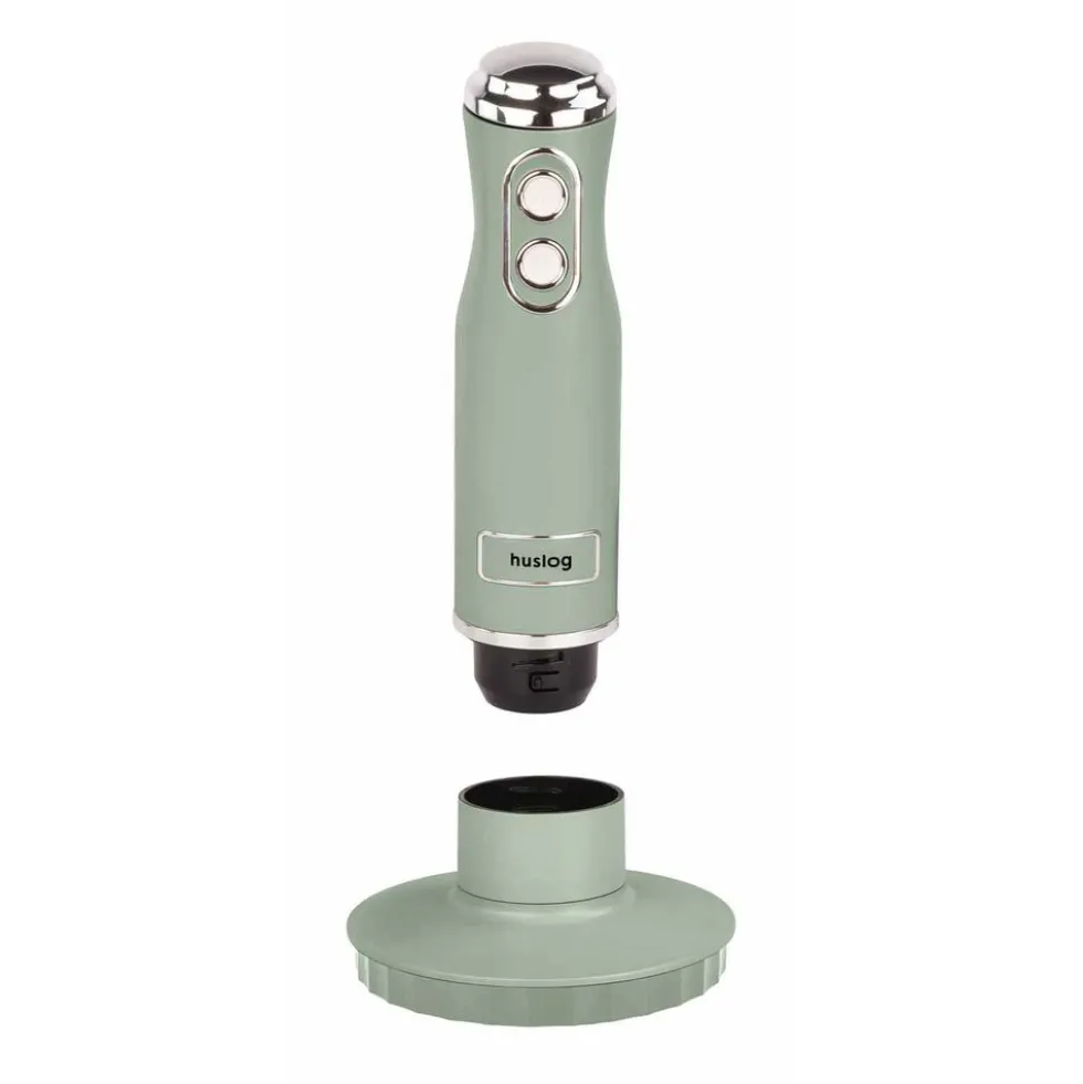 Blender ręczny 4 w 1 Huslog QuickBlend, 700 W, 4 końcówki, zielony