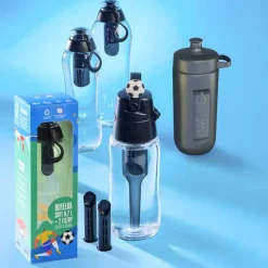 Butelka filtrująca 0,7 l Dafi Soft, 2 wkłady, tatuaż, czarna