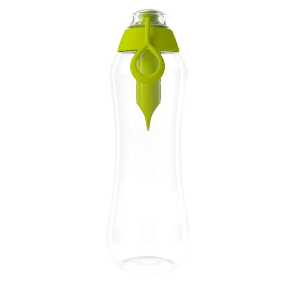 Butelka filtrująca 0,5 l Soft, 1 wkład filtrujący, zielona