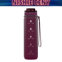 Butelka filtrująca 1 l Wessper B4 Tritan Actitex™, burgundowa