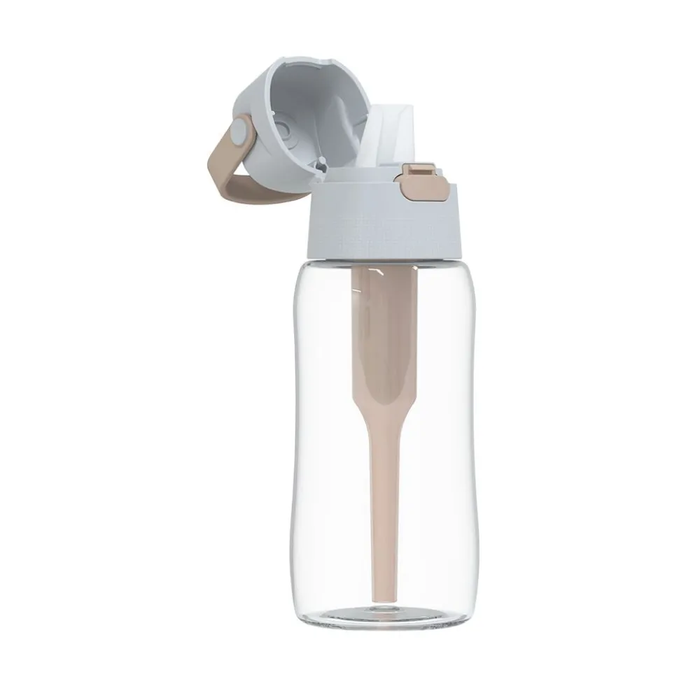 Butelka filtrująca Solid 0,5 L z 1 filtrem, cappuccino