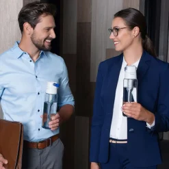 Butelka filtrująca Solid 0,7 l z 1 filtrem, szara