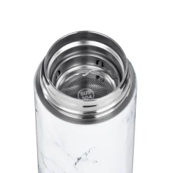 Butelka Termiczna LED NOVEEN TB2319 Marble 450 ml, biała