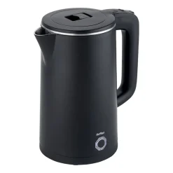 Czajnik elektryczny Hoffen, 1,8 l, 2200 W, podwójne ścianki, czarny