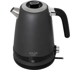 Czajnik elektryczny stalowy Adler AD 1295G, 1,7 l, 2200 W, z regulacją temperatury