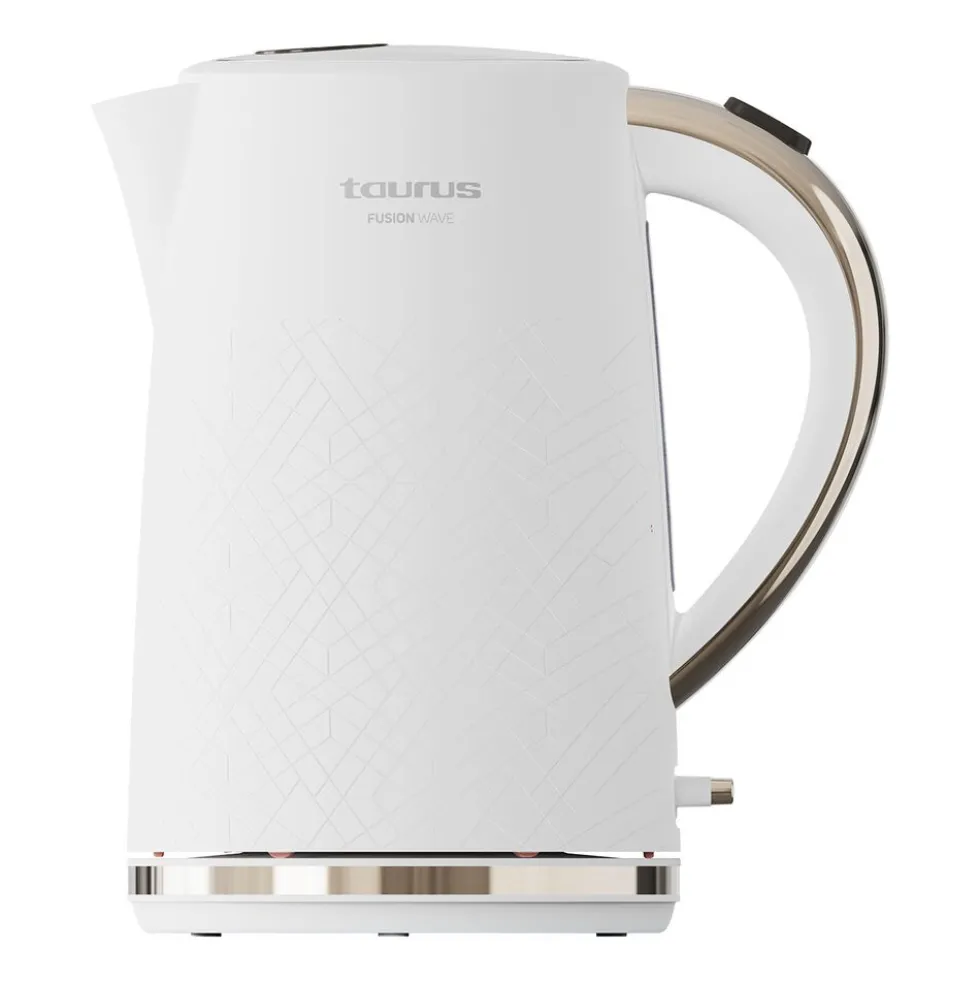 Czajnik elektryczny Taurus Fusion Wave, 2200 W, 1,7 l, biały