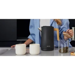 Czajnik elektryczny Zeegma Ketlee Black Wood, 1,7 l, 2200 W, z uchwytem z imitacji drewna