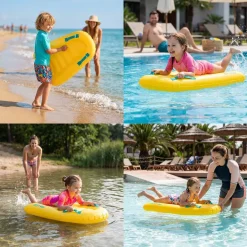 Deska bodyboard Spokey, 15-25 kg, dmuchana, żółta