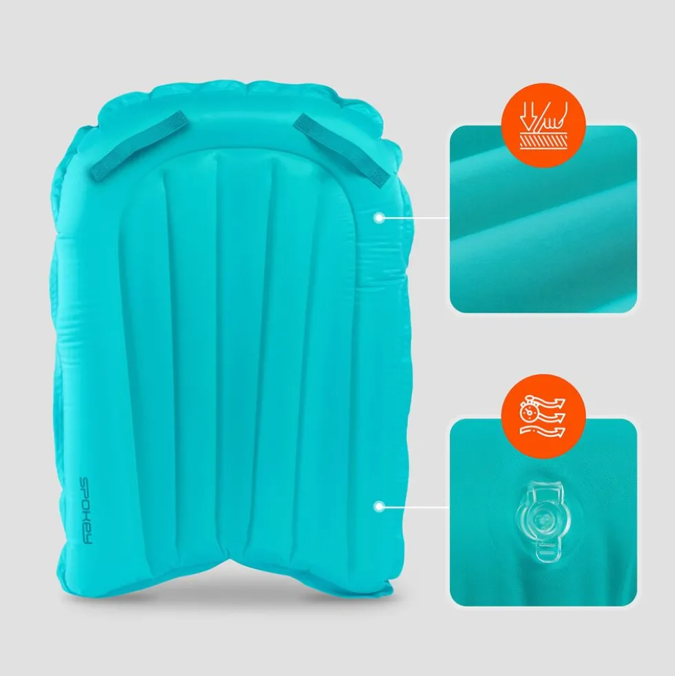 Deska bodyboard Spokey, 25-90 kg, turkusowa