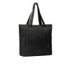 Duża torba materiałowa shopper, czarna