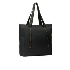 Duża torba materiałowa shopper, czarna