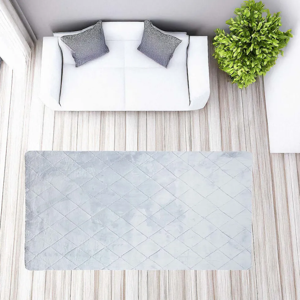Dywan Multi-Decor Cubic, 120 x 170 cm, kwadraty, szary