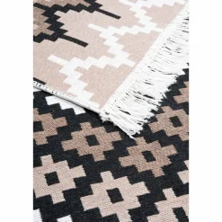 Dywan Multi-decor Kilim Gold, 80 x 150 cm, etno, beżowo-czarny