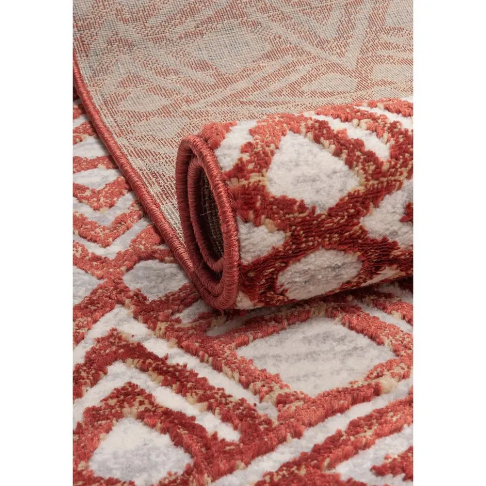 Dywan Multi-decor Zoe, 120 x 160 cm, bordowo-szary
