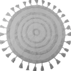 Dywan z frędzlami Multi-decor Bali, koło, 100 cm, szary