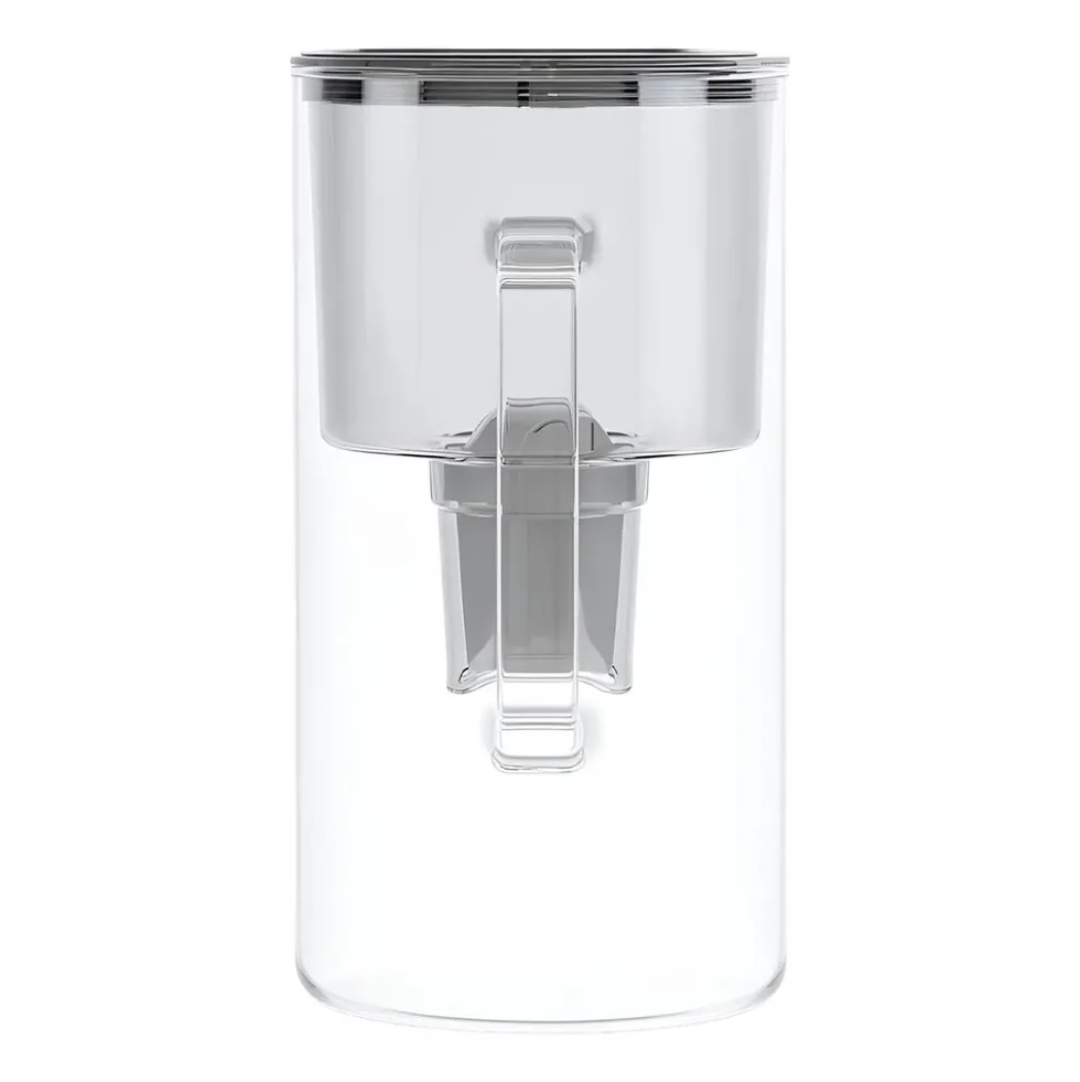 Dzbanek filtrujący szklany Wessper D2 Borosilicate, 3 l, czarny