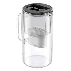 Dzbanek filtrujący szklany Wessper D2 Borosilicate, 3 l, czarny