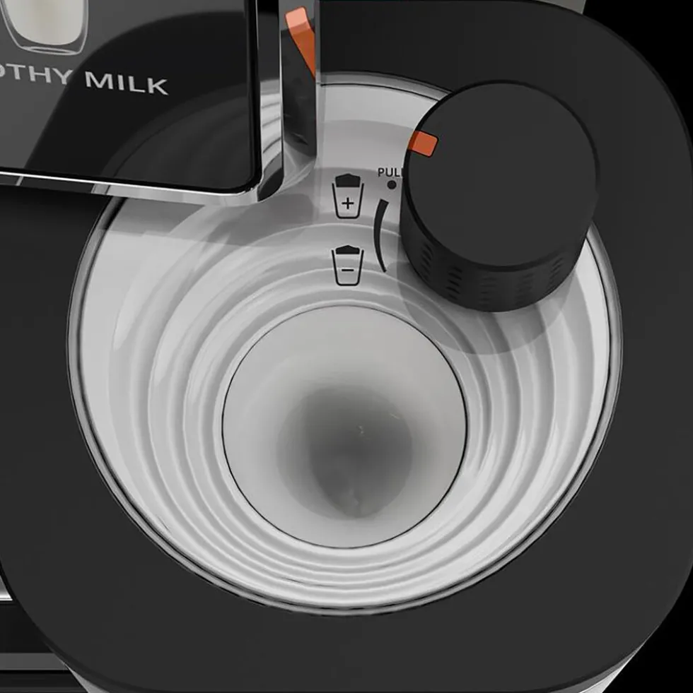 Ekspres ciśnieniowy do kawy Krups Sensation Milk EA912H, 15 barów, 1450 W, z systemem mlecznym