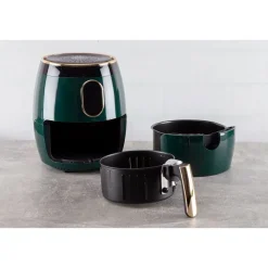 Frytkownica beztłuszczowa BerlingerHaus Emerald, 1350 W, 3,2 l, zielona