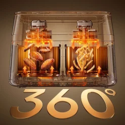 Frytkownica beztłuszczowa Dreame Tasti DZ30, 3000 W, 2 x 5,5 l, czarna