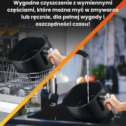 Frytkownica beztłuszczowa Extralink Smart Life SJ-400, 4 l, 1300 W, czarna