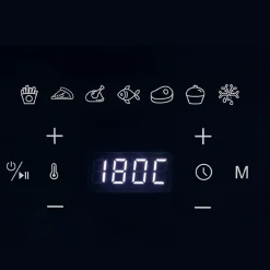 Frytkownica beztłuszczowa Hoffen, 1000 W, 3 l, czarna