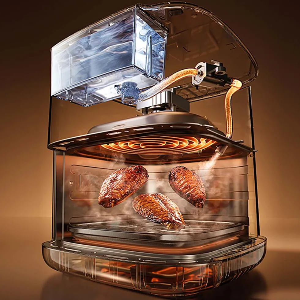 Frytkownica beztłuszczowa z okienkiem Dreame Tasti AF30, 2300 W, 7 l, czarna