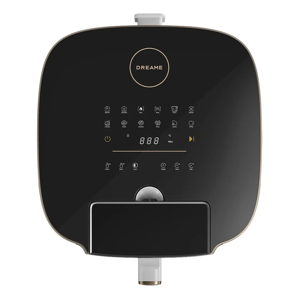 Frytkownica beztłuszczowa z okienkiem Dreame Tasti AF30, 2300 W, 7 l, czarna