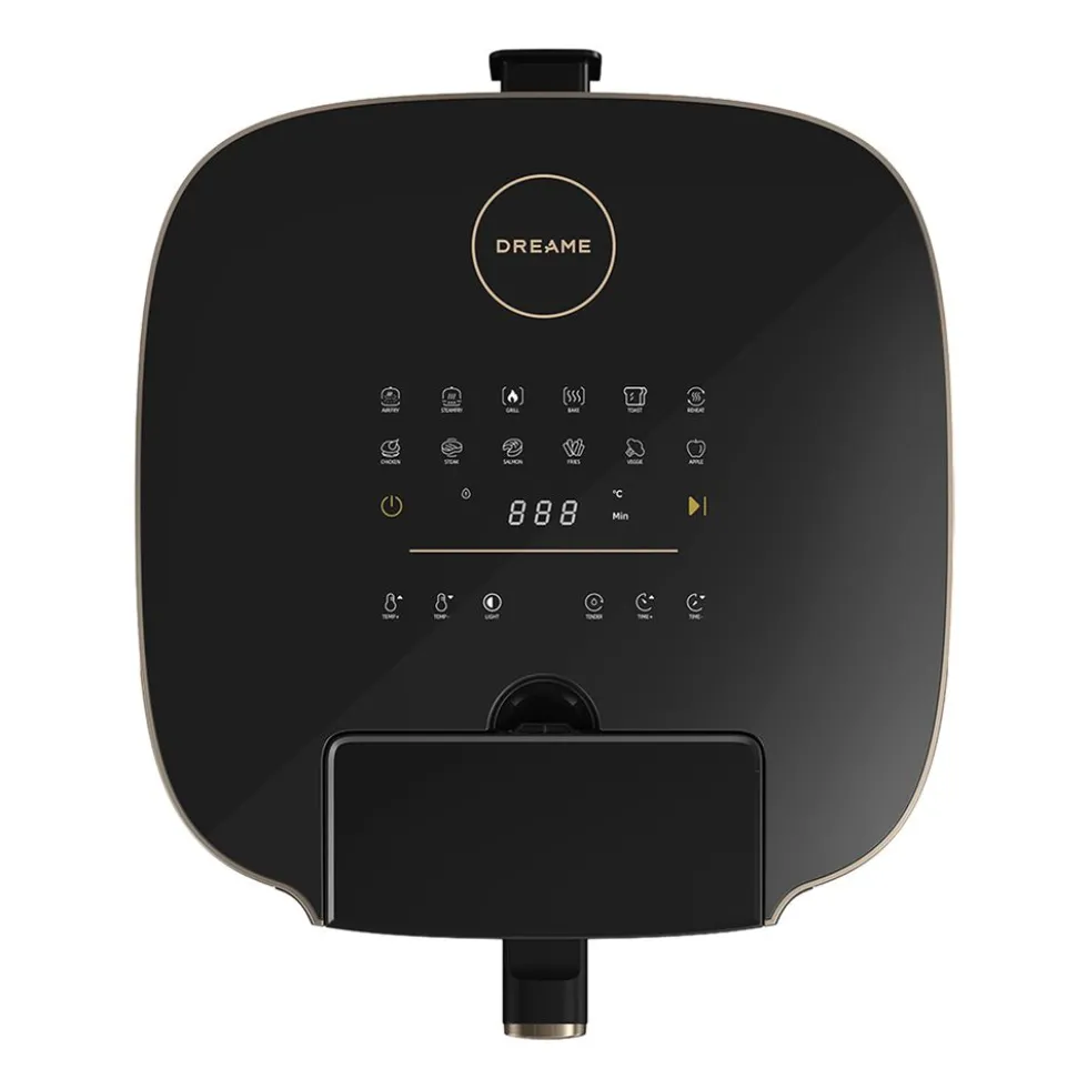 Frytkownica beztłuszczowa z okienkiem Dreame Tasti AF30, 2300 W, 7 l, czarna