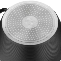 Garnek aluminiowy 28 cm 5,2 l Florina Carina, czarny